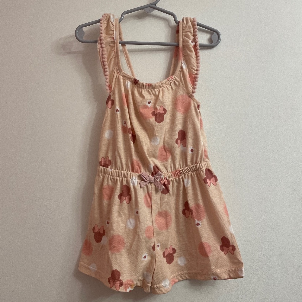 Minnie Mouse Toddler Romper- Size 4T